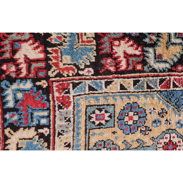 Antique Manastir Rug With Floral Medallion Design 3'3 X 4'6 For Sale In Atlanta - Image 6 of 9