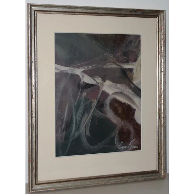Bruce Brown (American, B. 1938) Original Abstract Oil on Paper C.1994 For Sale - Image 11 of 11