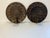 This pair of sconces are in the Arts &Crafts style The designs are hand crafted The finish is a rich bronze color...