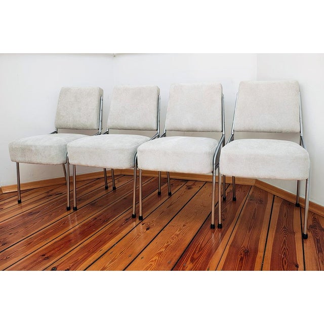 Bauhaus Bauhaus Dining Chairs attributed to Hynek Gottwald, Czechoslovakia, Set of 4 For Sale - Image 3 of 14