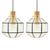Large Mid-Century Octagonal Glass Pendants from Limburg, Germany, 1960s-1970s, Set of 2 For Sale - Image 11 of 11