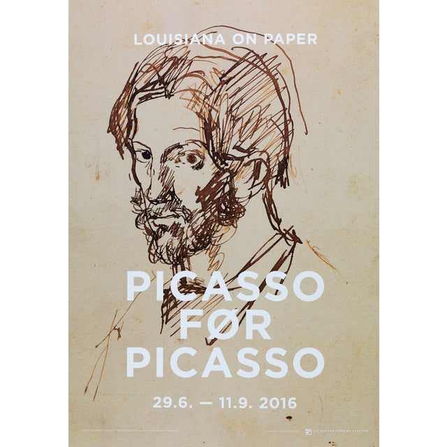 Autoportrait Poster after Pablo Picasso For Sale