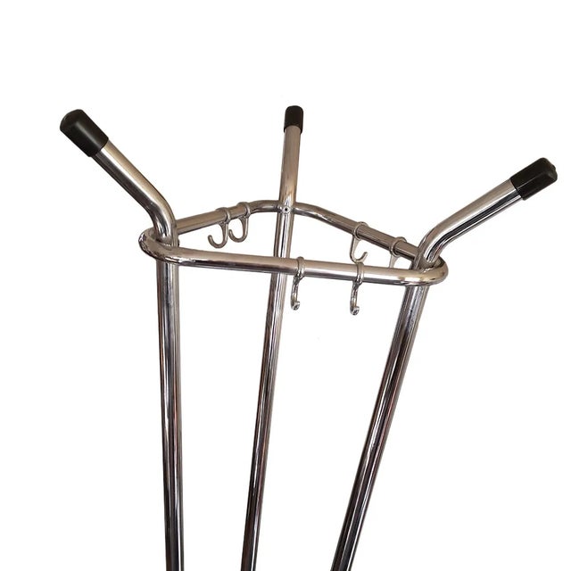 Bauhaus Coat Rack attributed to Tubax, 1960s For Sale - Image 5 of 6