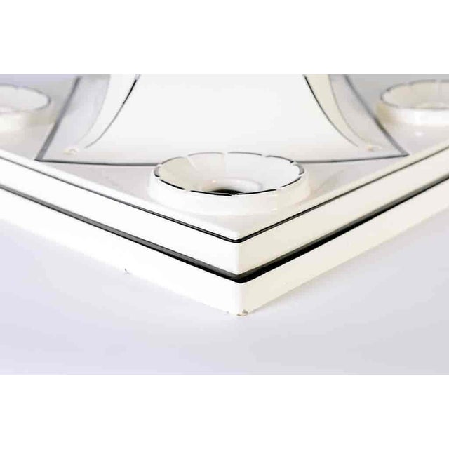 Bauhaus Porcelain Ceiling Light For Sale - Image 6 of 7