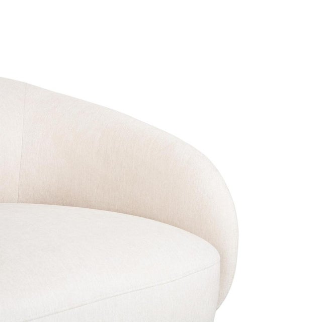 Bolzano Fabric 3-Seater Sofa, Armchair and Ottoman in Cream Leather from BoConcept, Set of 3 For Sale - Image 6 of 18