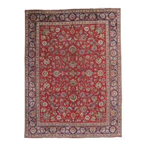 Vintage Persian Tabriz Rug - 09'10 X 13'01