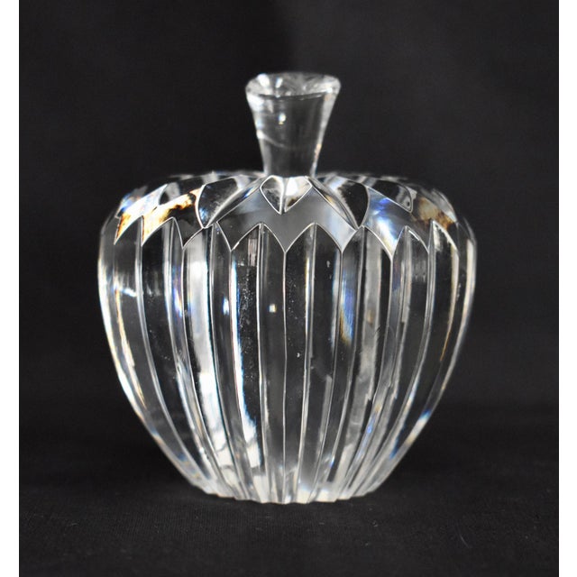 Vtg. Signed Waterford Crystal Apple Paperweight, Sculpture, Figurine For Sale - Image 11 of 13
