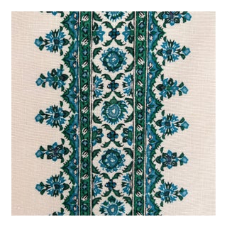 Designer Peter Dunham Isfahan Stripe Linen Fabric- By the Yard For Sale