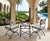 Neoclassical Turkish Powder-Coated Iron Outdoor Seating Set - 3 Pieces For Sale - Image 11 of 12