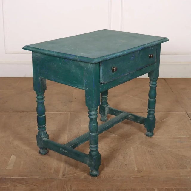 English Painted Lamp Table For Sale - Image 6 of 10