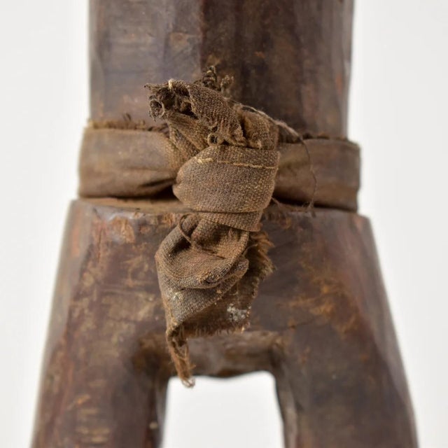 Brown Early 20th Century Songola Figure on Custom Base For Sale - Image 8 of 12