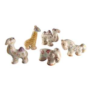 1930s Gertrud Kudielka for Hjorth Fantastic Animals Fabeldyr Serien - Set of 5