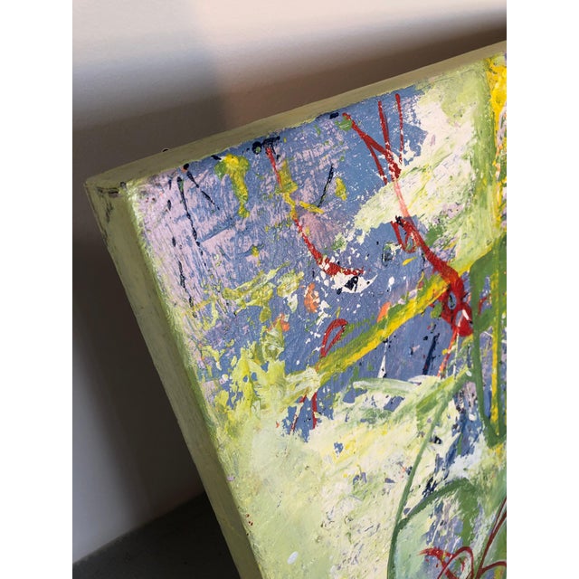 Early 21st Century Mirtha Moreno Oil on Canvas Titled: Red Ribbon 2016 For Sale - Image 5 of 7