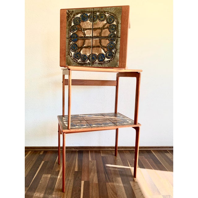 1970s Mid-Century Modern Danish Teak Nesting Tables by Ox Art for Trioh, 1977, Set of 3 For Sale - Image 5 of 14