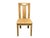 Beige Oriental Light Wood Rough Grain Rectangular Dining Table 4 Chairs Set For Sale - Image 8 of 16