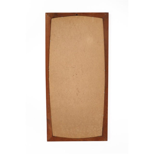 1970s Large Mid-Century Danish Teak Mirror, 1960s For Sale - Image 5 of 7