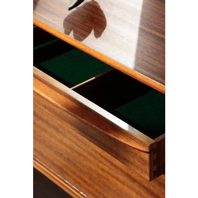 Vintage Zebrano and Walnut Sideboard from Morris of Glasgow, 1960s For Sale - Image 12 of 18