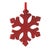 Contemporary Fir Wood Snowflake Ornament (Set of 12) For Sale - Image 3 of 4