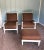 Contemporary 2000s Spindle Club Arm Chairs & Ottoman Set- 3 Pieces For Sale - Image 3 of 11