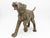 Frozen in the classic point stance, this English early 20th C. faux-finished terracotta hunting hound draws directly from...