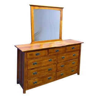Mission 9 Drawer Dresser - Michael's Cherry For Sale