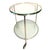 A beautiful minimalist two-tiered round serving cart or side table designed by Ehlen Johansson for Ikea in the 70’s. The...