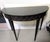 Maitland Smith Chinoiserie Style Demi Lune Console Table Beautiful Black with Decorated motif. Very High end looking piece...