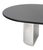 Mid-Century Modern Marble Top Chrome Twin Pedestal Dining Table For Sale - Image 3 of 8