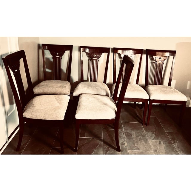 Harden Dining Table 6 Chairs For Sale In Philadelphia - Image 6 of 7