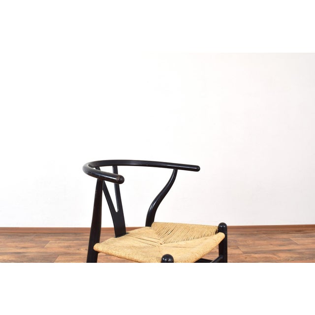 Wood CH 24 Wishbone Chair by Hans J. Wegner for Carl Hansen, 1960s For Sale - Image 7 of 12