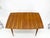 1970s Danish American Mid-Century Modern Walnut Boat Shape Dining Table 1 Leaf For Sale - Image 5 of 12