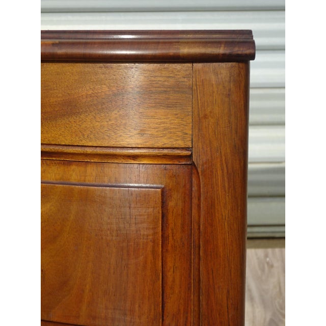 Louis XV Bedside Table in Walnut, 1960s For Sale - Image 17 of 18