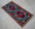 1960s Vintage Small Turkish Rug Turquoise Kitchen Bathtoom Entry Decor 2x4 Ft Approx For Sale - Image 13 of 13