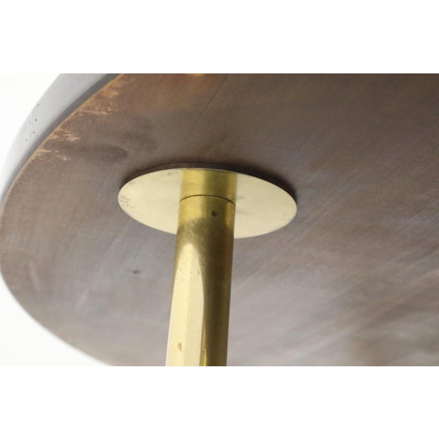 Wood Low Table in Wood and Brass by Ettore Sottsass for Poltronova, 1950s For Sale - Image 7 of 10