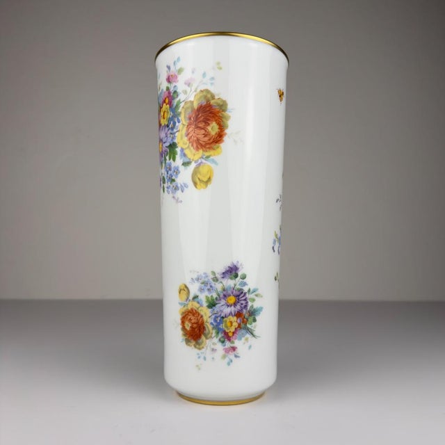 Mid-Century Modern Vintage Porcelain Vase, Limoges, France, 1970s For Sale - Image 3 of 18