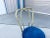 1980s Set of 4 Vintage Hollywood Regency Brass & Royal Blue Velvet Dining Chairs For Sale - Image 11 of 16