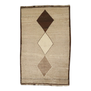 Zabihi Collection Geometric Persian Gabbeh Rug
