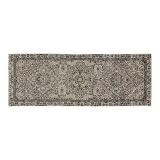 Vintage Turkish Anatolian Knotted Wool Rug, 2'x10'1'' For Sale