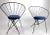 Metal Pair Wrought Iron Chairs after Tony Paul For Sale - Image 7 of 10