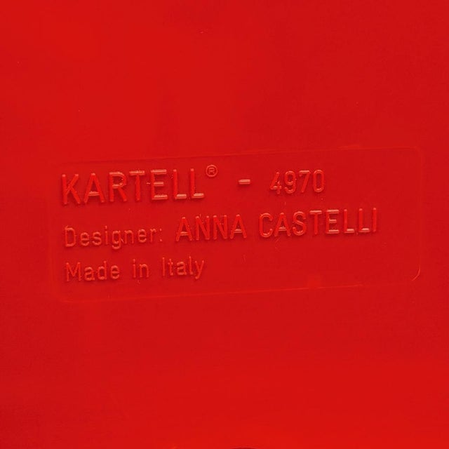 Red Square Components Storage Unit by Anna Castelli Ferrieri for Kartell, 1960s For Sale - Image 3 of 17