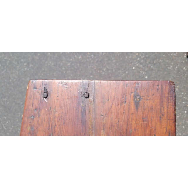 Pumpkin Early 19th Century American Pine Drysink For Sale - Image 8 of 15