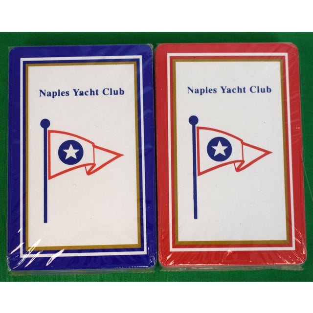 Traditional Twin Deck X Naples Yacht Club Sealed Playing Cards For Sale - Image 3 of 3