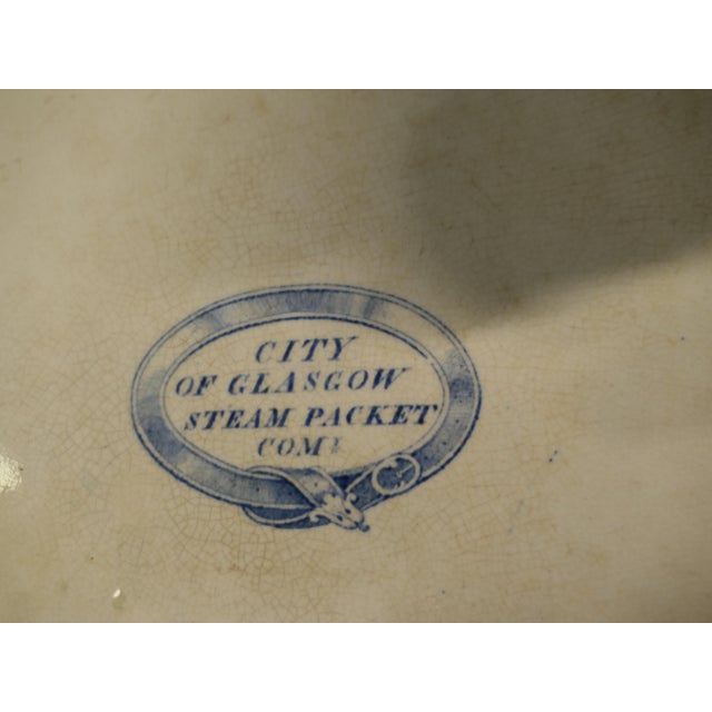 Blue Blue and White Chargers with The Blue and White Willow Pattern, 1800, Set of 2 For Sale - Image 8 of 11