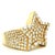 1990s Italian Diamond Star Cocktail Ring in 18k Yellow Gold, Size 7 For Sale - Image 14 of 17