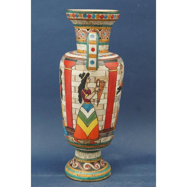 Vintage Ceramic Vase by Cima C.I.M.A. Deruta, 1930s For Sale - Image 3 of 18