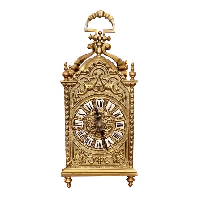Fine English Brass Carriage Clock, 19th Century For Sale
