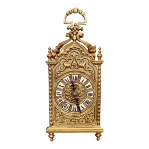 Fine English Brass Carriage Clock, 19th Century