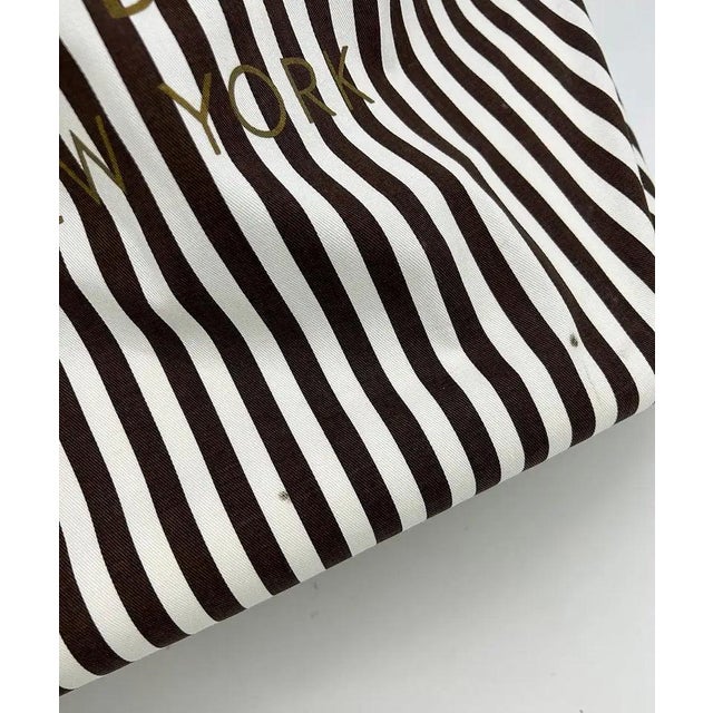 Early 21st Century Henri Bendel Cream West 57th Floral Applique Tote For Sale - Image 5 of 11