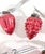 1960s Vintage Red Kugel-Style Mercury Glass Christmas Ornament Garland, 48" For Sale - Image 5 of 8