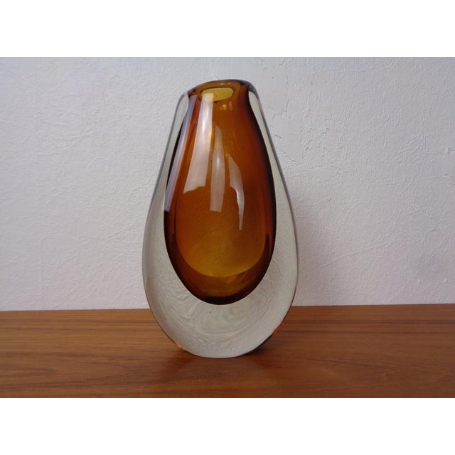 A.Jacobino Glasvase from the 1950s. Production: Oy Kumela, Finland This piece has an attribution mark, I am sure that it...